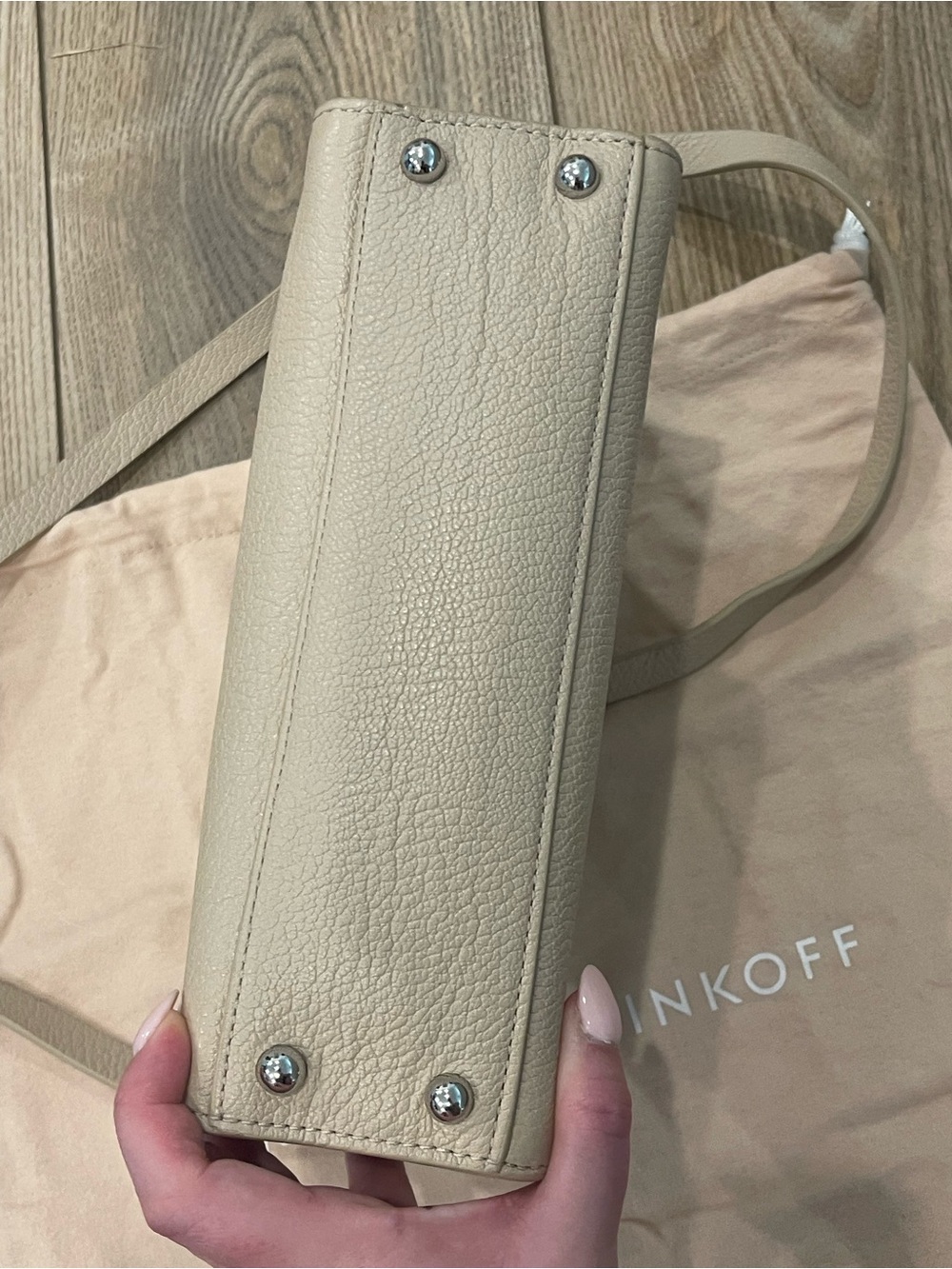 Rebecca Minkoff Tan Top Handle Bag - Picture 3 of 8